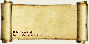 Jakov Sinadinović vizit kartica